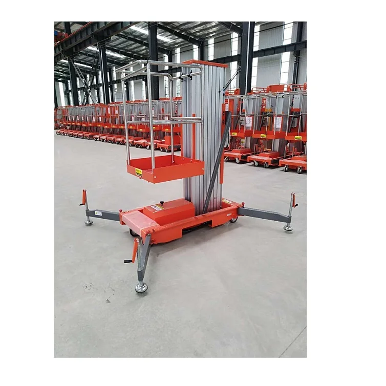 Hydraulic Single Mast Aluminum Personal Man Lift Table