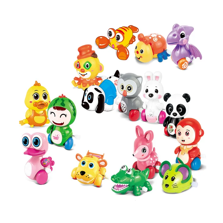 different animal toys swimmer wind up toys