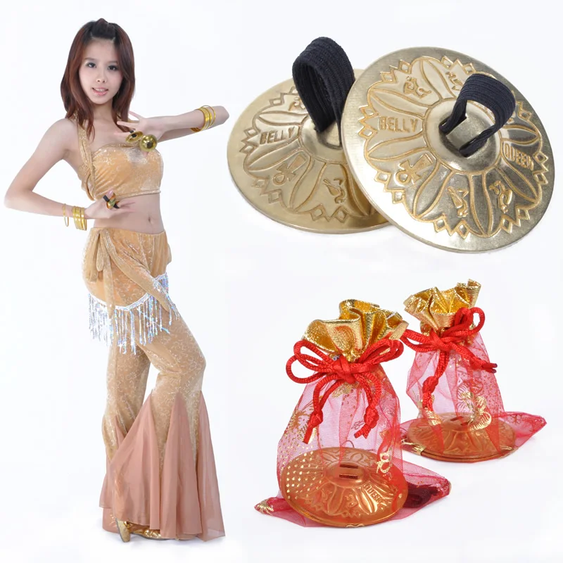 belly dance finger cymbals zills 4 pieces 2 pairs BellyQueen