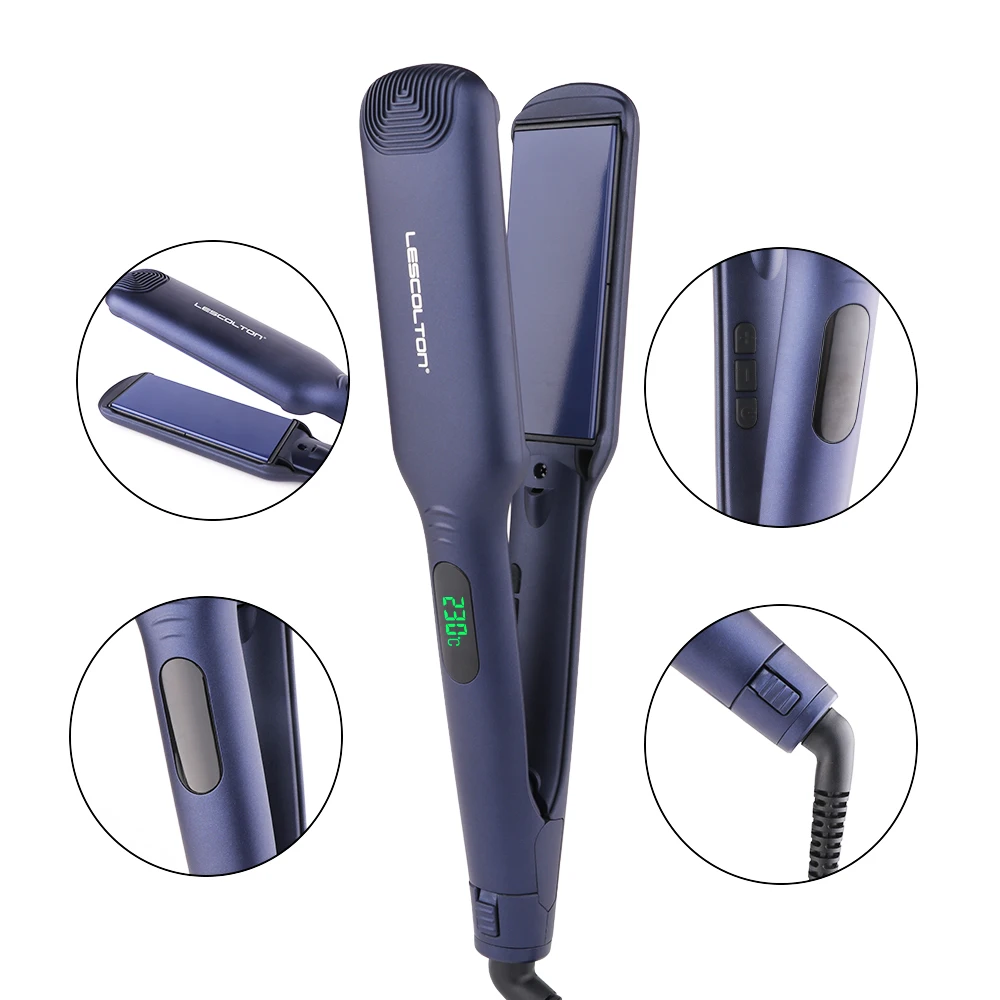 High Quality Manufacturer Customize Titanium Hair Straightener Flat Irons For Keratin Use Private Label Iron