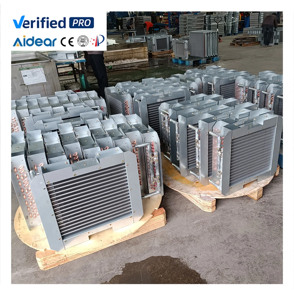 Медный трубчатый ребристый воздушный конденсатор Aidear