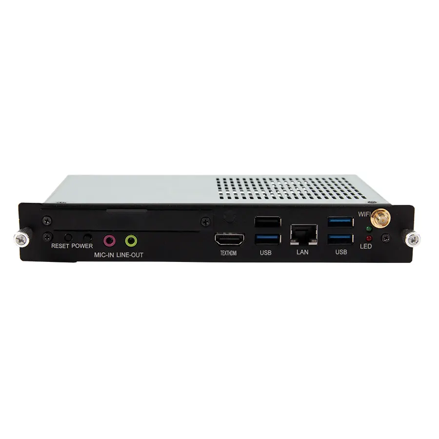 Zeroone DC 12-19V Цифровая вывеска 4K OPS PC M121 Поддержка Intel Skylake-U Core 6360U CPU OEM