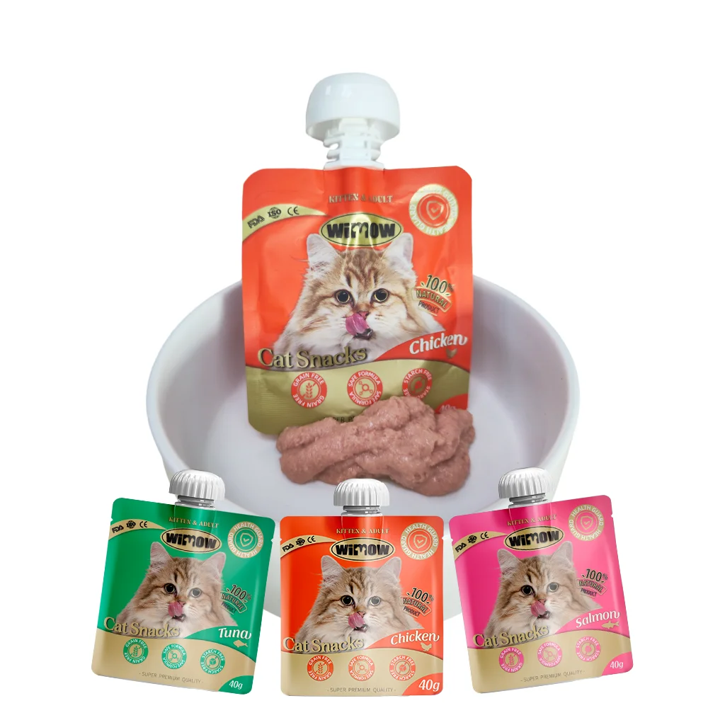 Chicken Natural Functional Pet Food 85g/pc Fresh Wet Cat Food Fish/chicken Shreds Canned Cat Treats