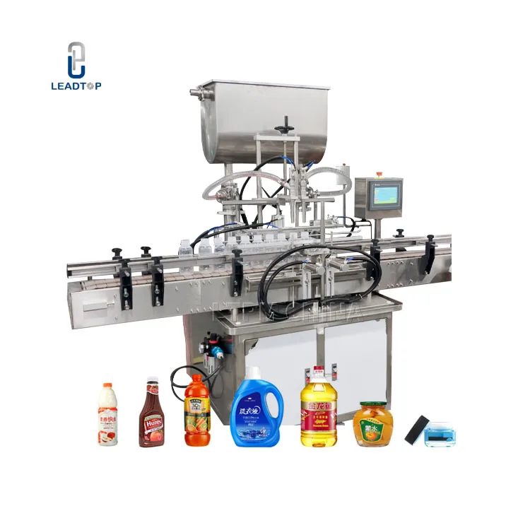 Automatic Multi Head Linear Honey Beverage Liquid Filling Machine Production Line