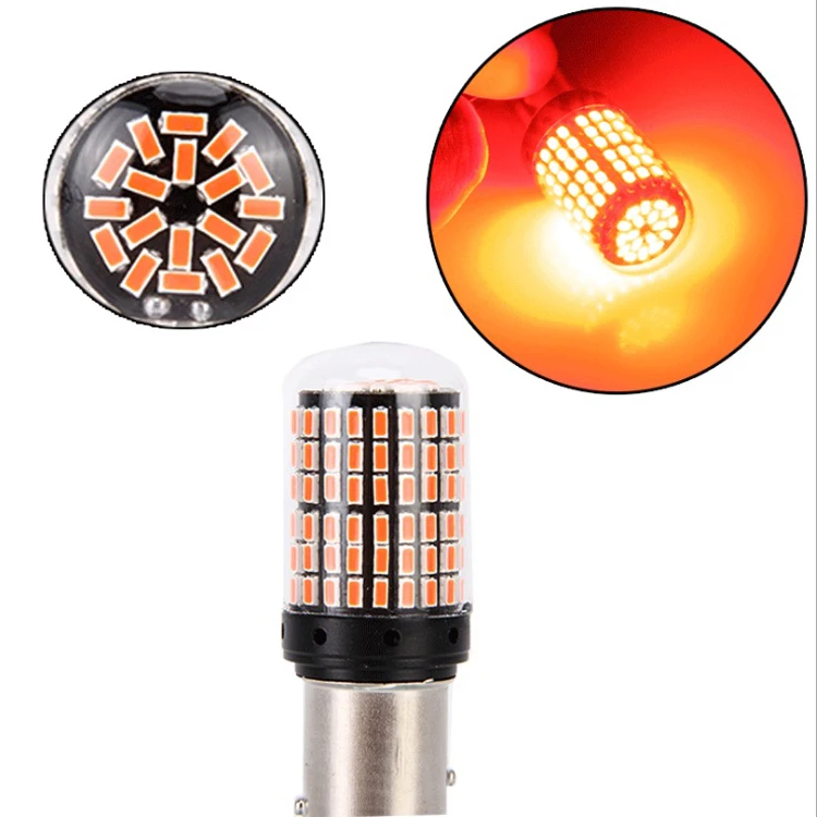 Universal Daytime Running Lights 7440 3014 144SDM Car LED Turn Signal Daul Color Switchback DRL Turn Signal Light