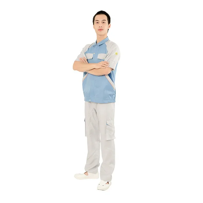 Factory direct sales Anti-static factory electrician uniform mechanic safety overalls
