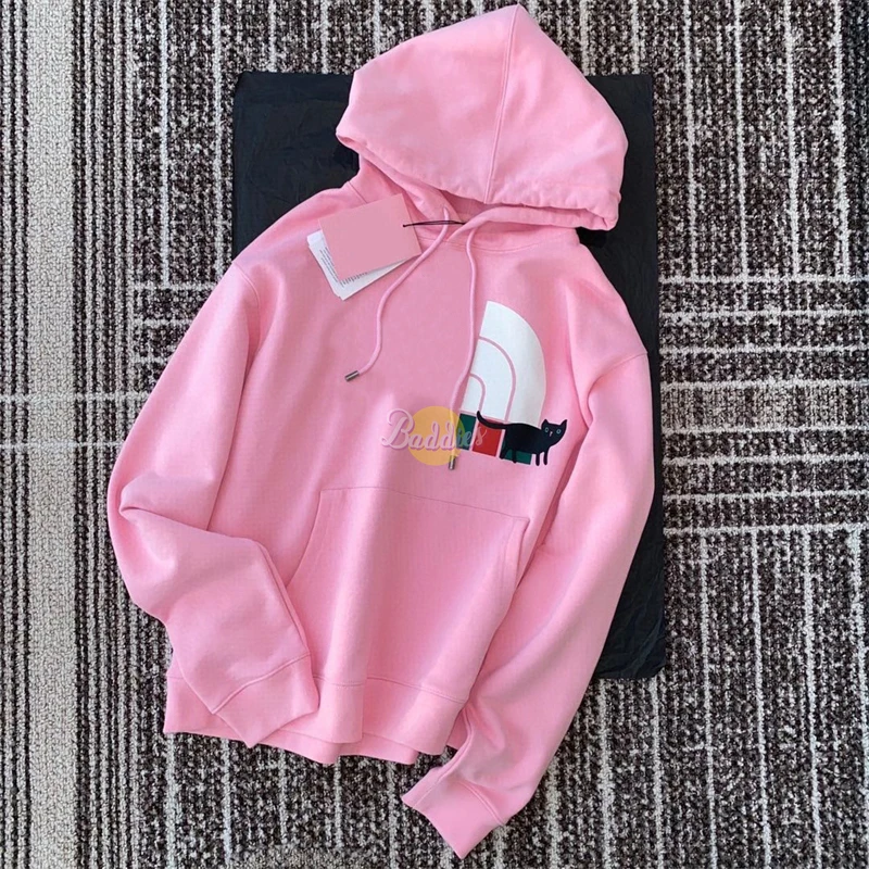 Роскошная брендовая одежда женские куртки верхняя с высокой талией индивидуальный свитер известная теплое пальто капюшоном