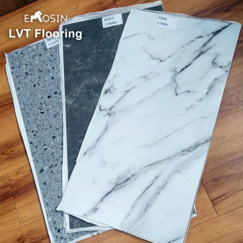 waterproof no grouted pvc sticker on wall click self adhesive luxury lvt vinyl plank flooring wall tile for kitchen bathroom