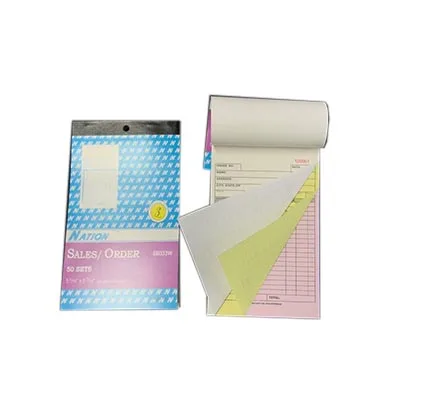 Customizable Custom carbonless Printing Sample Invoice NCR/Carbonless sales order book