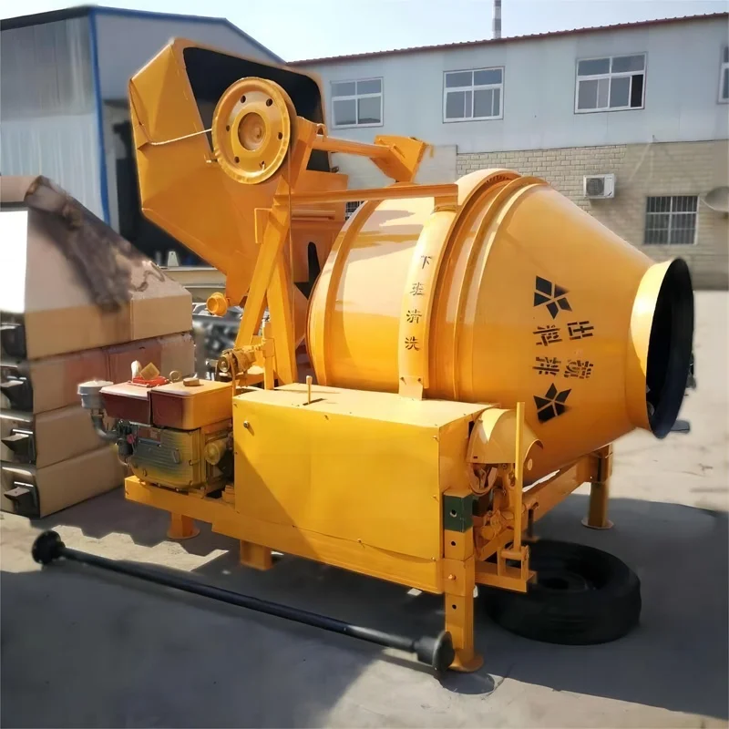 Rent JZC350 Diesel Concrete Cement Slurry Mixer and Pump 350 Liter