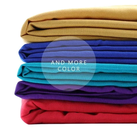 Peru Plain Dyed Rayon Challis Fabric 100% Rayon Slub Fabric For Dress Garments