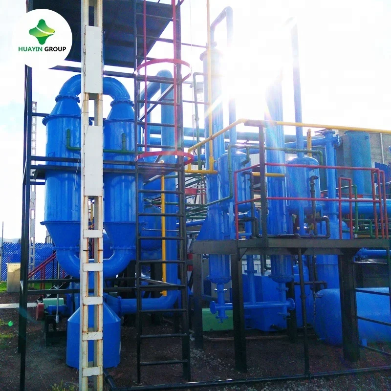 Waste oil to diesel recycling machine pyrolysis oil distillation plant