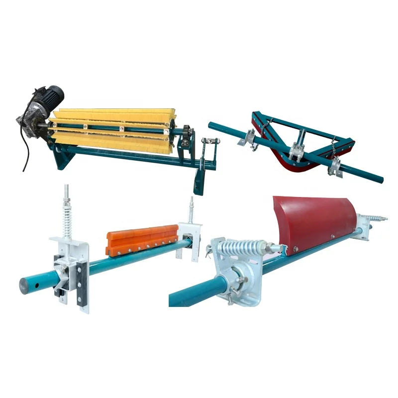 High wear resistance Coal mining motorized brush belt cleaner for conveyor system