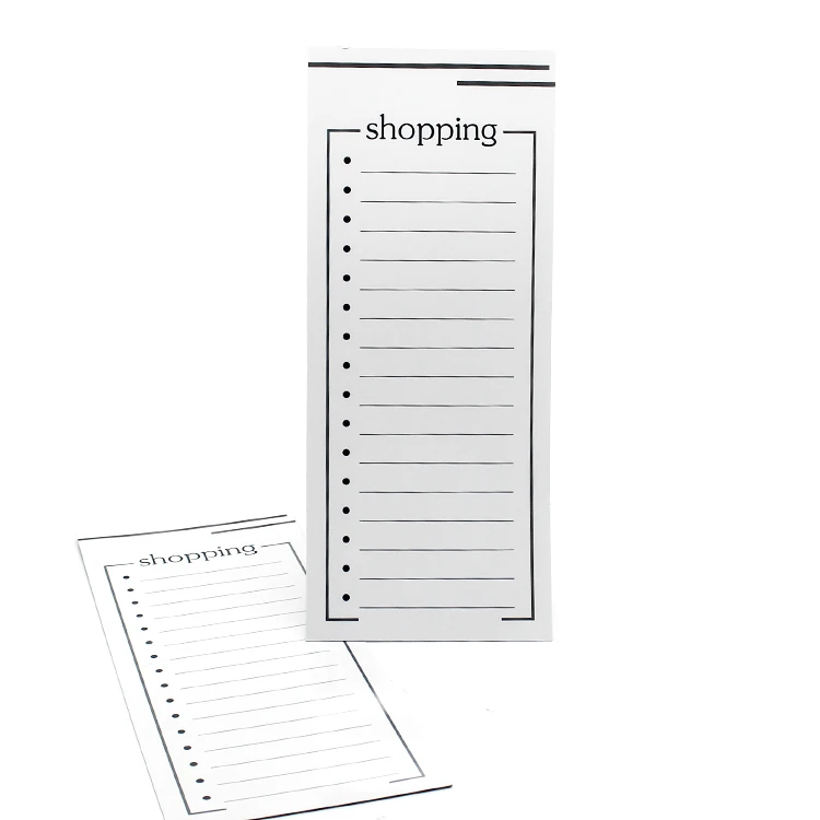 Hot Sale Magnetic Dry Erase White Board Fridge Calendar Custom Stationery Writable Fridge Magnet To Do Shopping Planner List