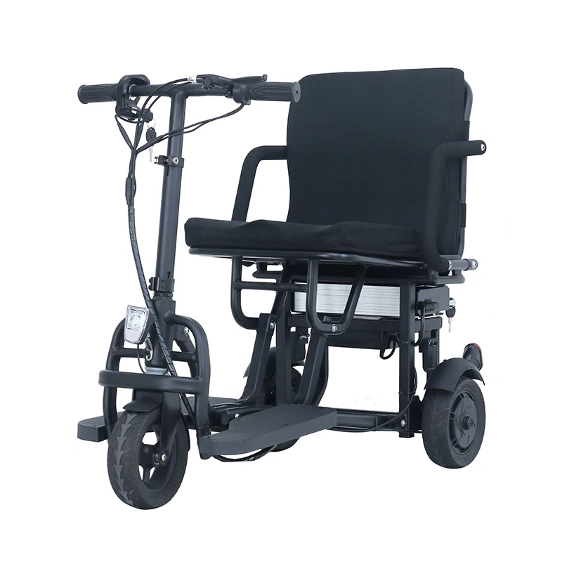 2021 горячей продажи продукта ce доставки товара в сложенном мобильность 3-х колесный самокат электрический трехколесный велосипед для взрослых