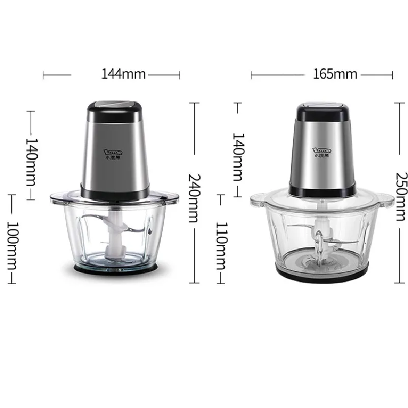 Высококачественная Мясорубка из нержавеющей стали для овощей кухонный комбайн машинка для приготовления мяса Электрический измельчитель мясорубка