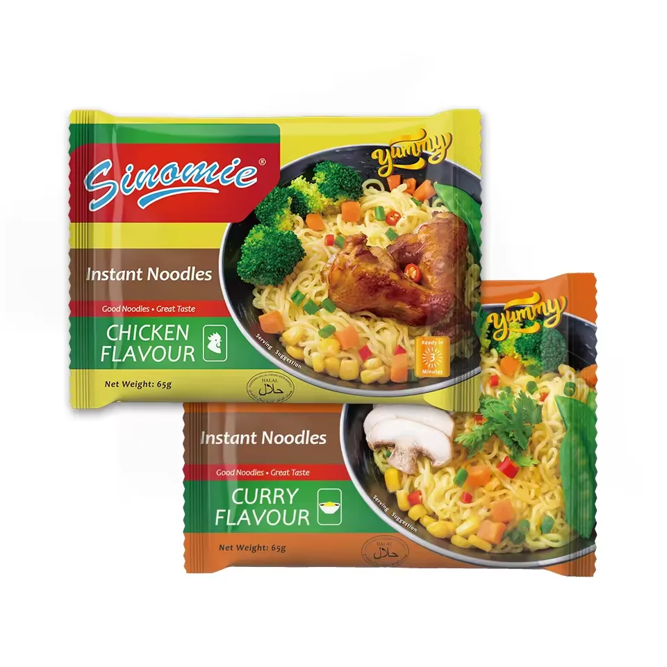 Chinese Wholesale Japanese Noodles With Haccp Certification Best Selling Good Quality Fried Bag Chicken Flavor Instant Noodles