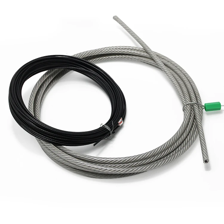 7*7 galvanzied steel wire rope 3mm 5mm PVC coated wire cable customized color