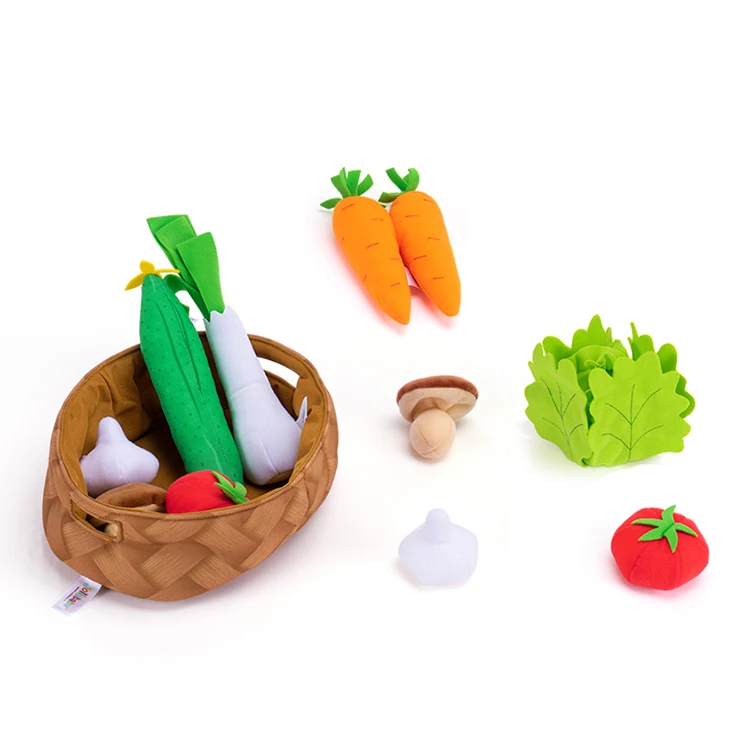 pretend play food grocery stuffed mushroom vegetable toys fruit vegetable plush toy