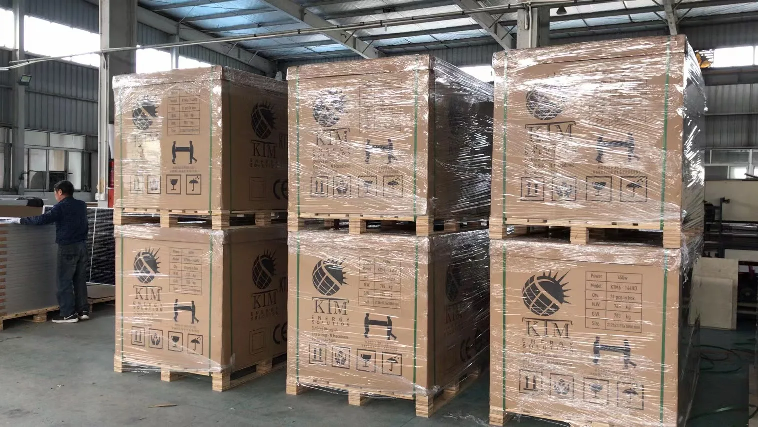 Europe Rotterdam Stock 450 watt Solar Panel 405w All Black Mono 410Wp black from all black Solar PV module Price