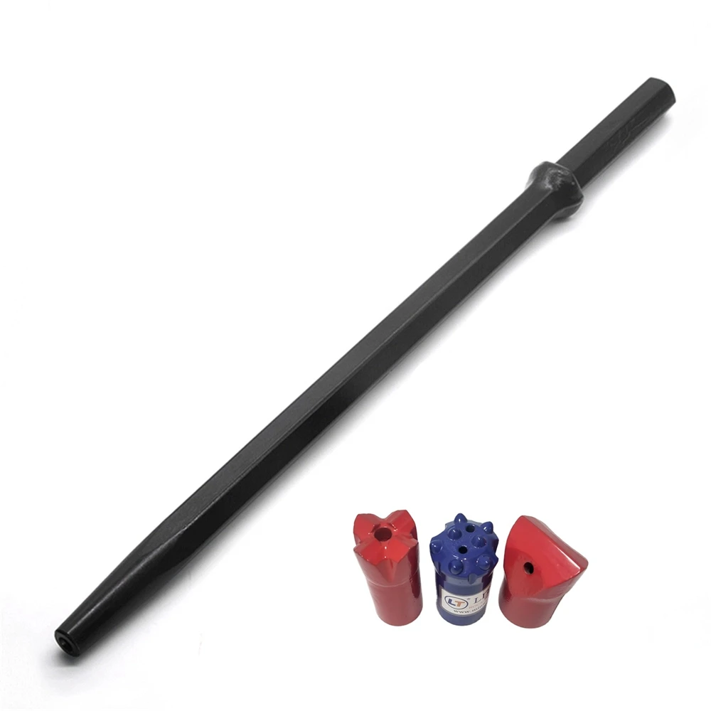 Drilling equipment manufacturer pionjar 120 taper drill rod mining rod tunmel rod for quarry and mining