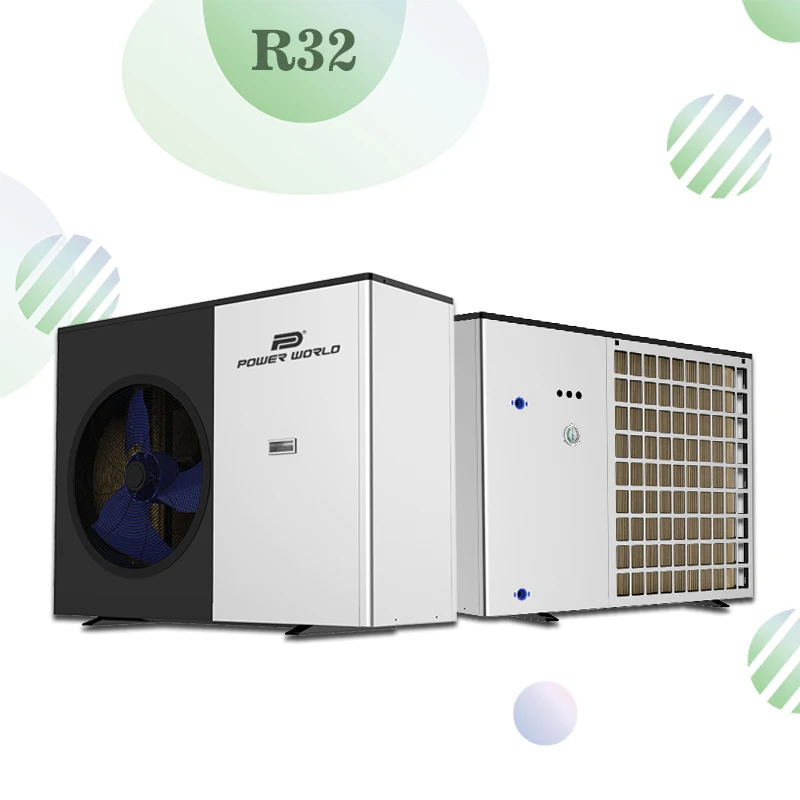 ROHS A+++ monoblock r32 smart midea controller full inverter ground heating air source heat pump