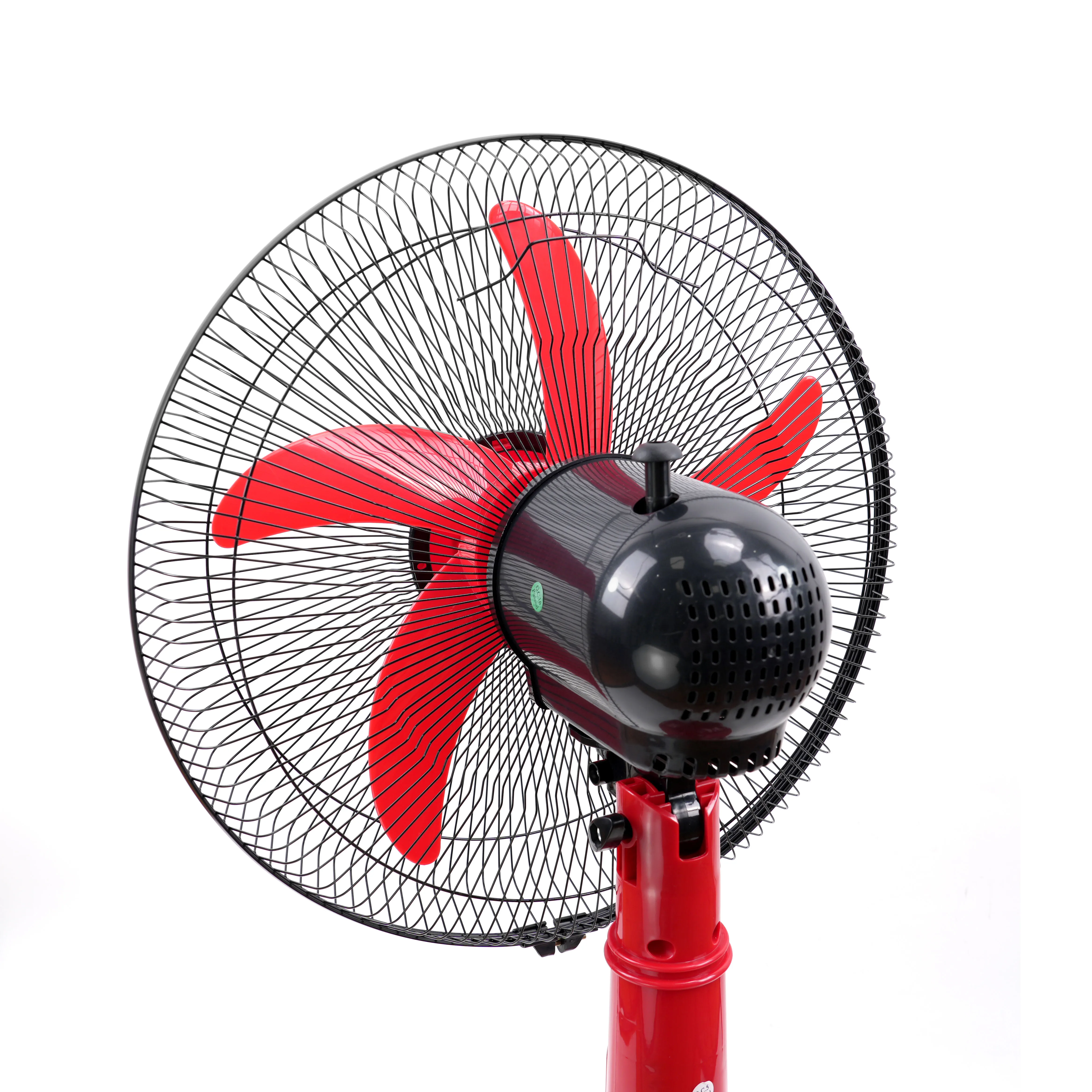 Fans home  16 inch ac dc table fan portable air cooling table fan with led light