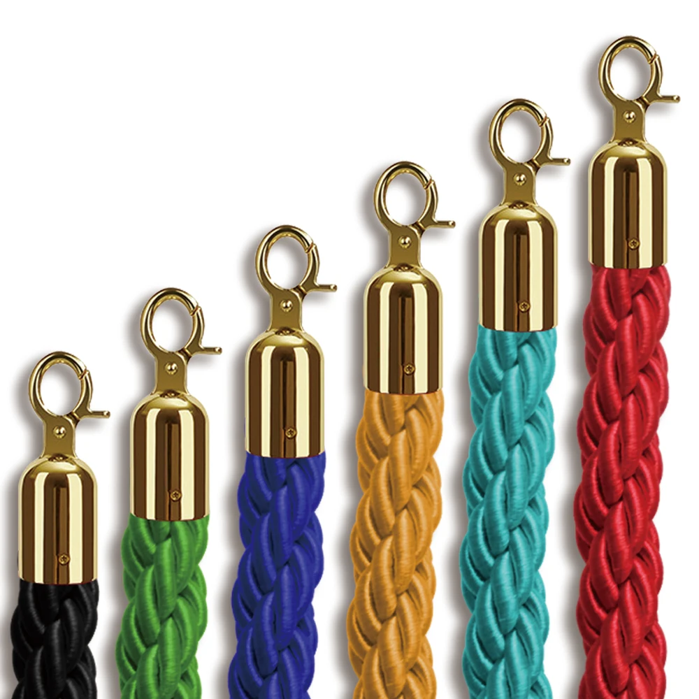 Барьер для контроля толпы ПЛЕТЕНЫЙ ПОЛИ скрученный шнур