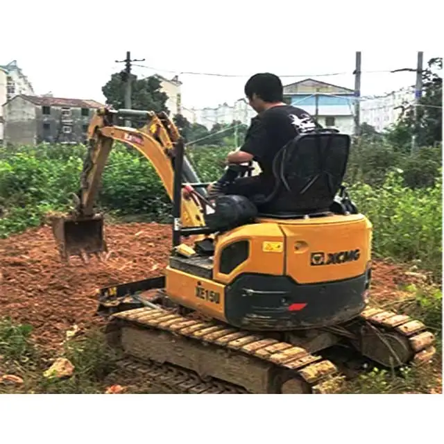 China crawler type mini excavator small mini bagging machine hydraulic excavator 2 tons excavator suitable for farm construction