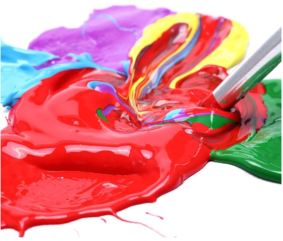 6 Colors Brush on Fabric Paint for Clothes Easy Pour Soft Fabric Paint Art Sets Art Supplies