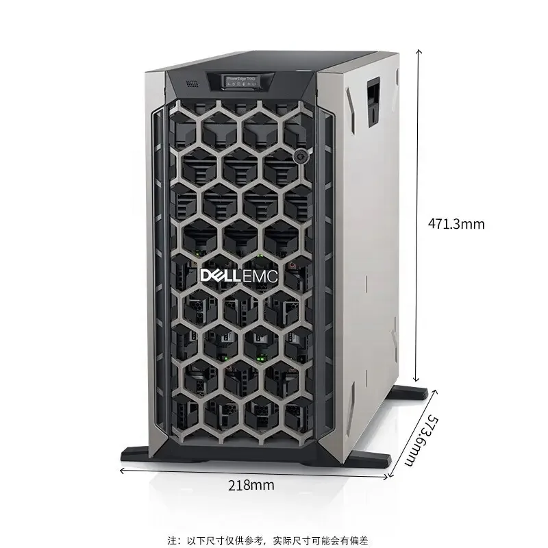 Серверы PowerEdge T440 Серебристые 4210*2/32G DDR4 16G * 2/2T SAS 7 2 K 2/H330/1100W Dual
