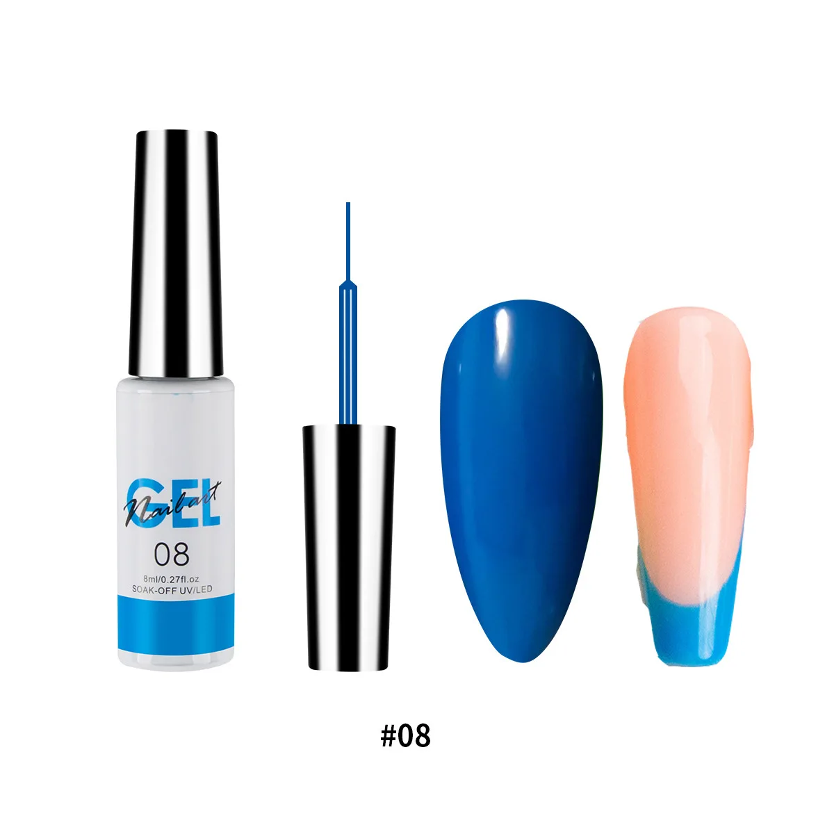 Fast shipping line uv gel led gel painting nail art polish private label 3D DIY liner designs nail gel liner for nail salon