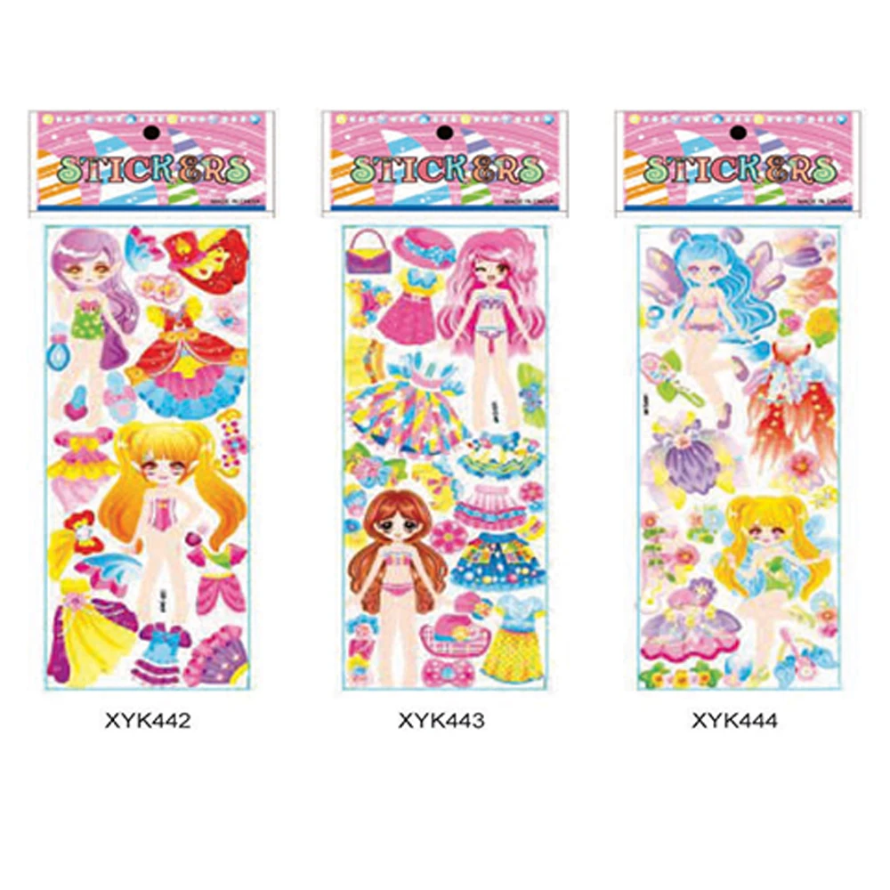 Promotional hot sale waterproof high adhesive custom logo cartoon stickers packaging cartoon stickers