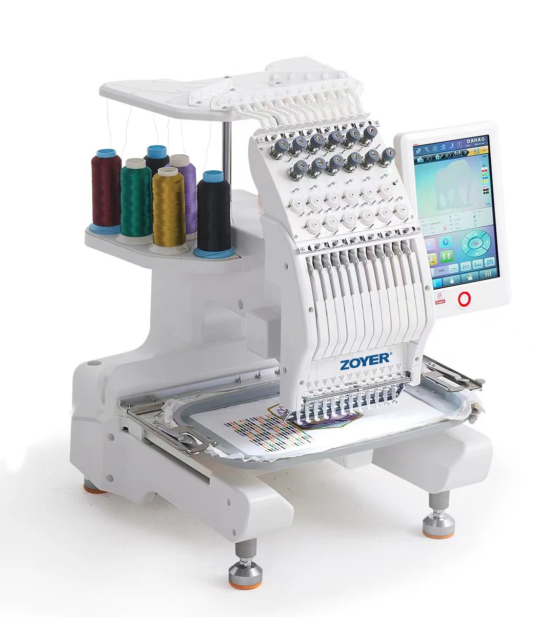 ZOYER Single Head Cap Machine fabric machine beads embroidery beaded lace fabric
