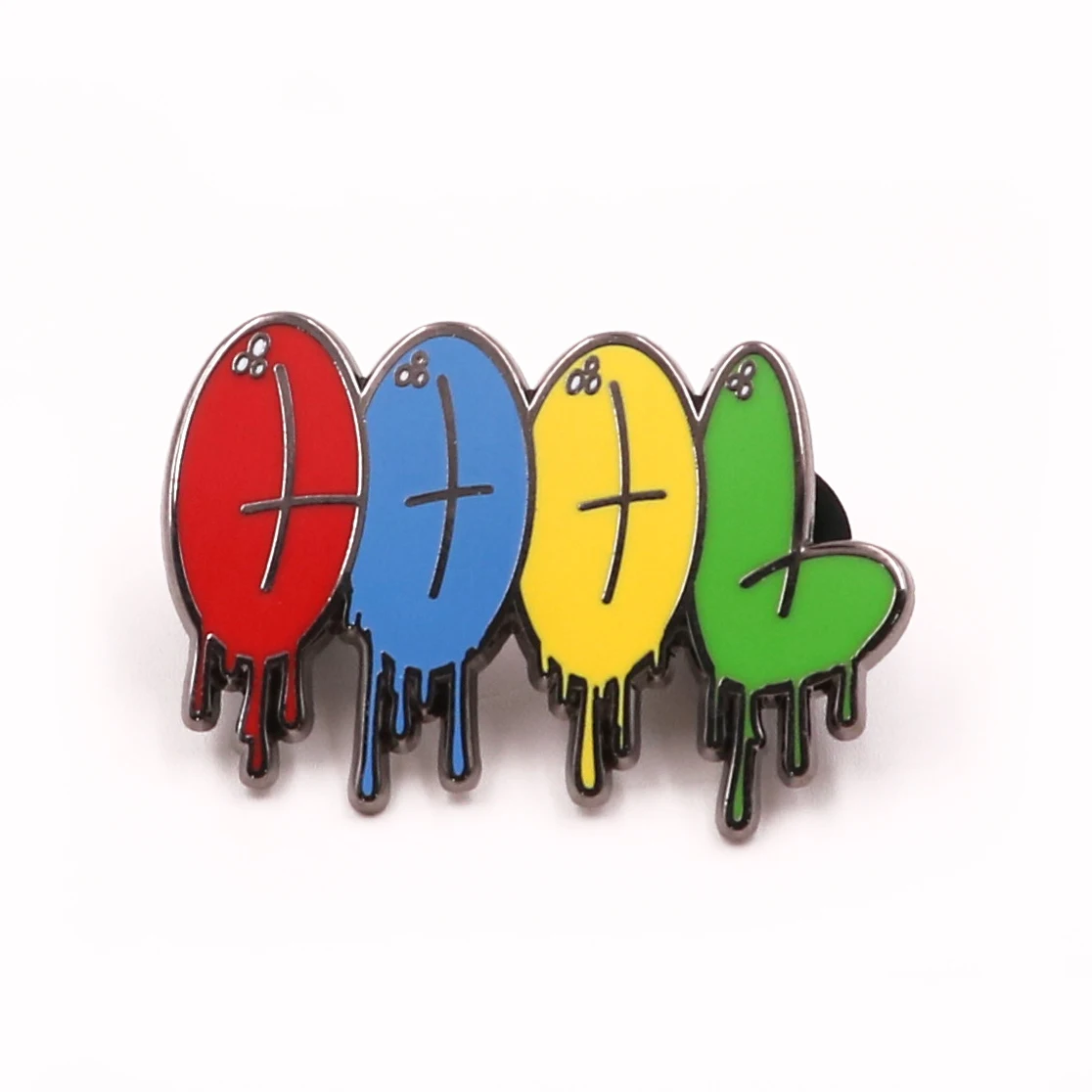 custom metal pin badge Frosted Texture Anime Metal Badge Customization Metal pins