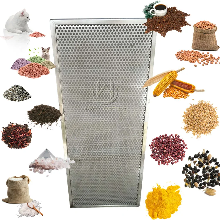 2 outlets 3 outlets Kitty Cat little ore sand soil compost grain coffee beans rice linear sand hot vibrating screen machine