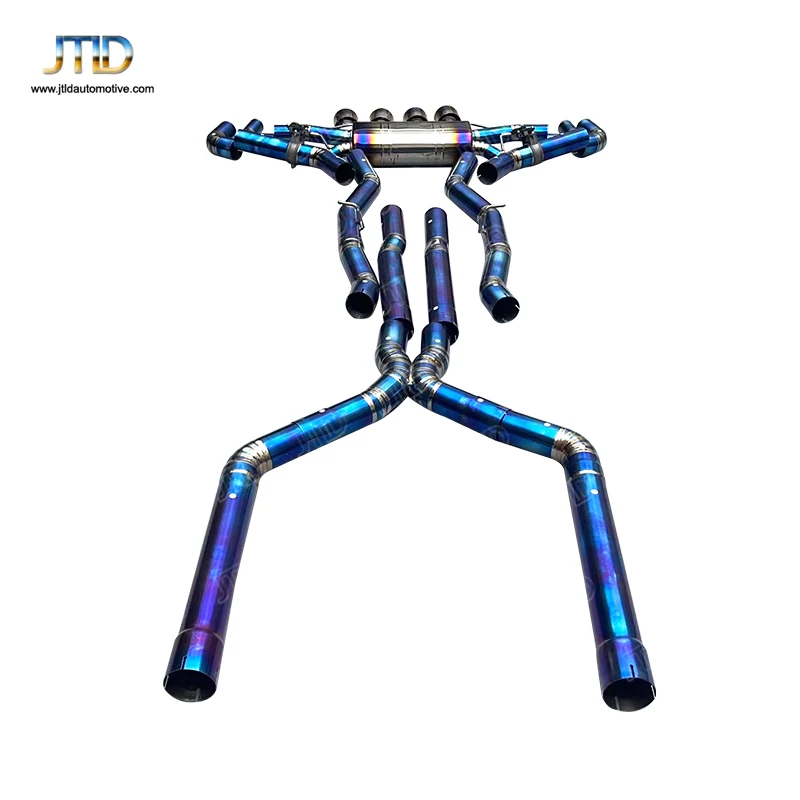 JTLD Factory High Quality Titanium Valvetronic Exhaust System Catback For BMW X6M F96 X5M F95 S63 Engine 2019+