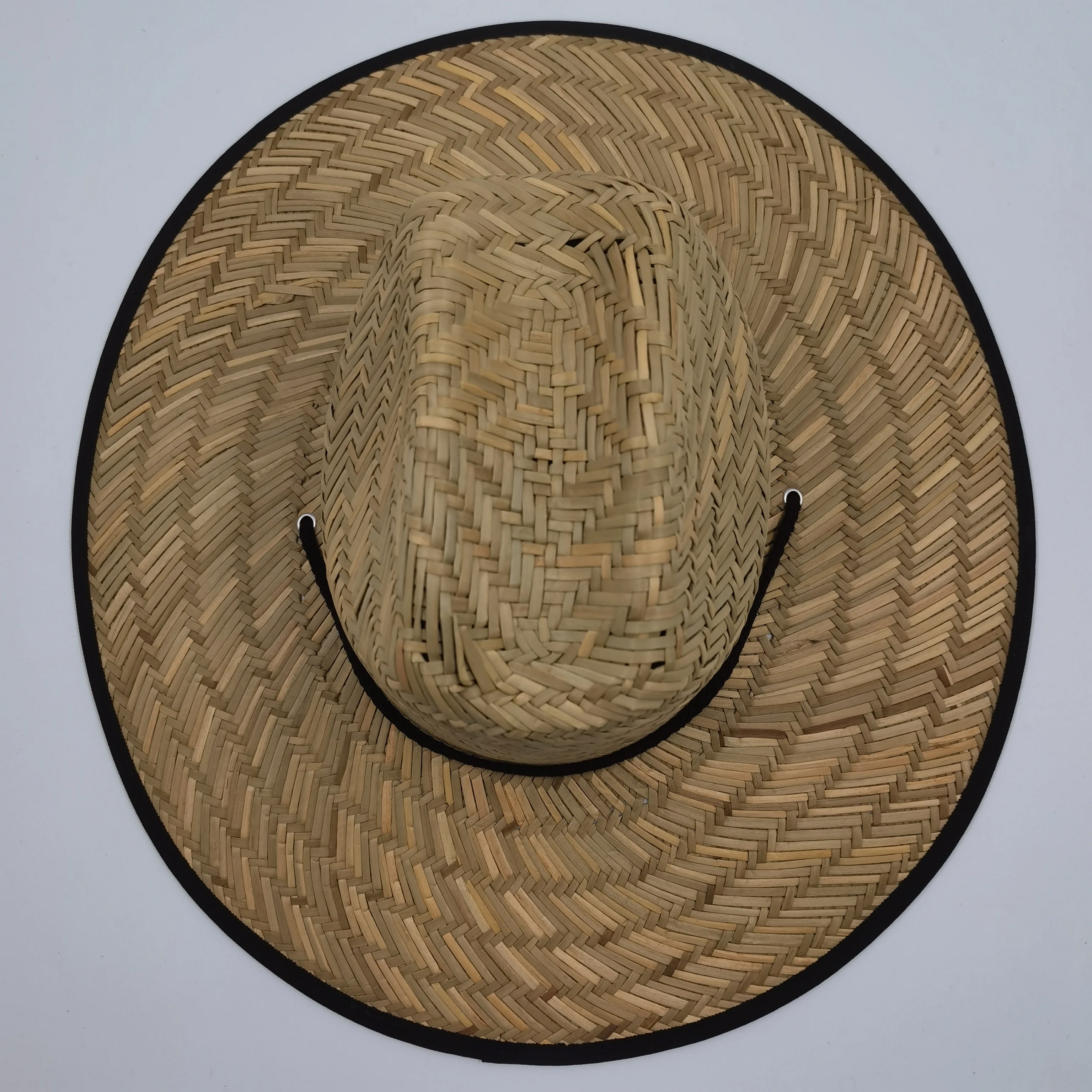 Wholesales wide brim men women summer printed sun beach lifeguard surf safari fishing woven usa american flag straw sun hat