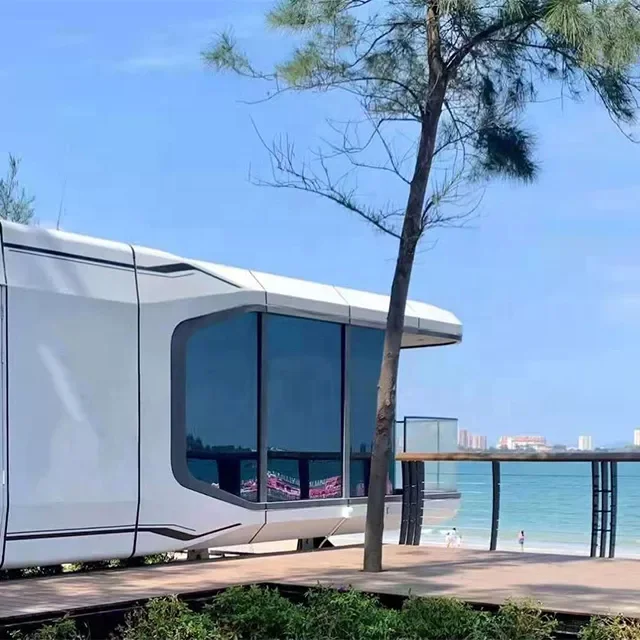 Space Capsule House for Coffee Shop 100m2