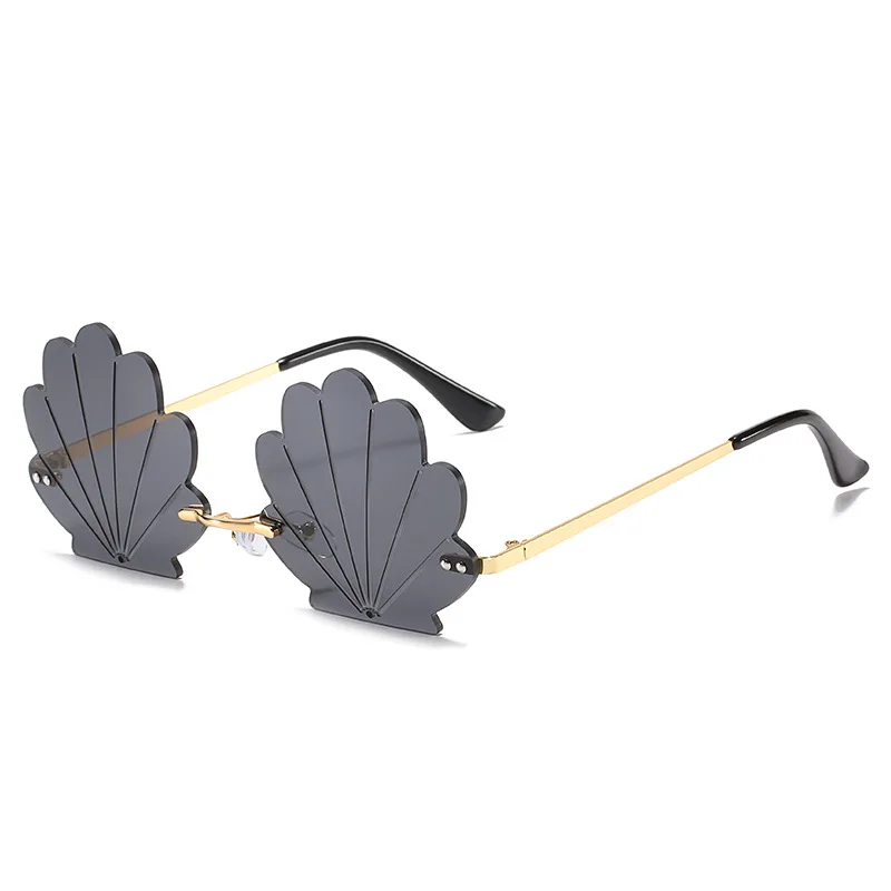 
Fashion Shell Texture Glasses Street Shot Flower Sunglasses Party Cute Style 