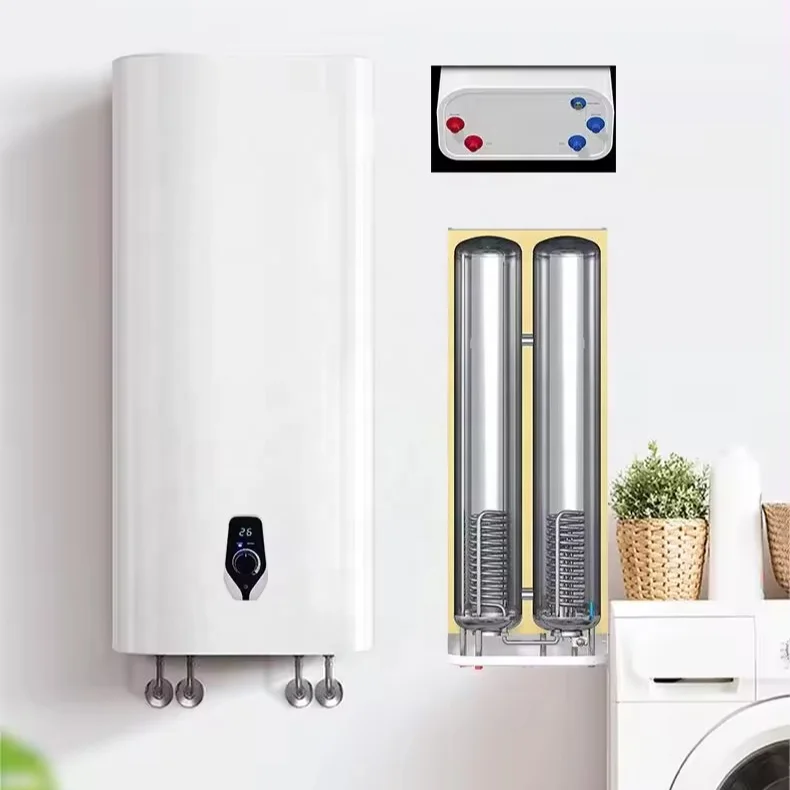Непрямой водонагреватель 80L-120L настенный резервуар из нержавеющей стали электрический солнечный газовый нагреватель катушки теплообменника