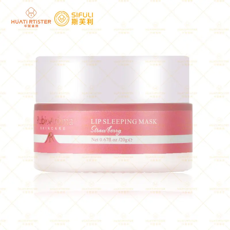 RubioAroma Hot Sale Lip Treatment Organic Hyaluronic Acid Double Sided Lip Care Scrub And Lip Mask