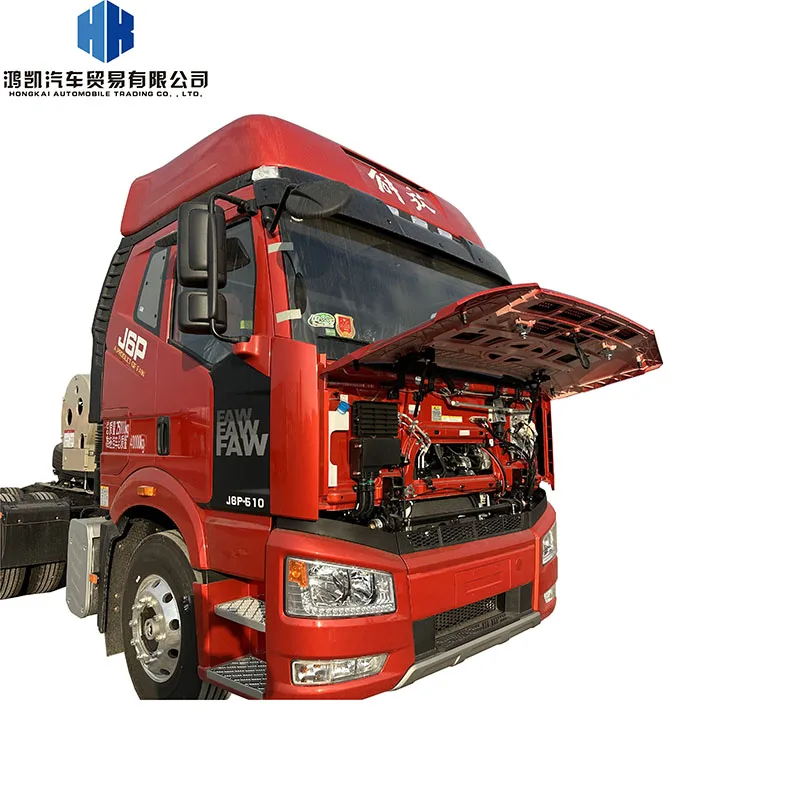 Подержанные faw j6p 510 л.с. цена cng lng Тракторные грузовики для продажи низкая тягач с прицепом