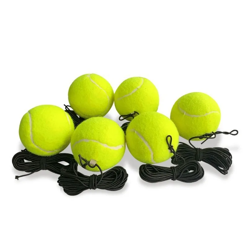 Rope Training Tennis Single Training 1.3-meter-high Elastic Fitness Straightened Rubber Ball