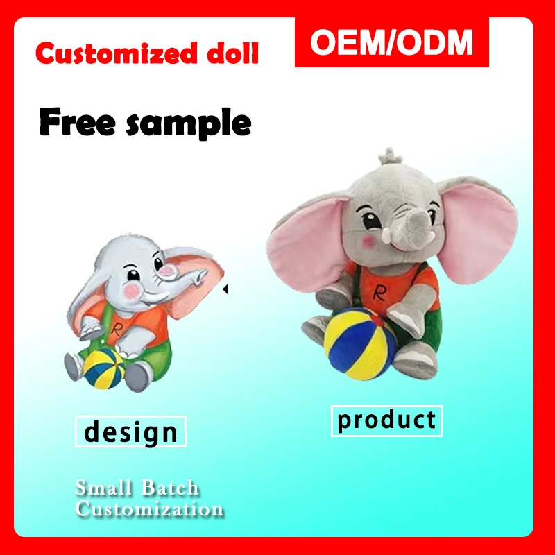 Professional High Quality Plush Customized Stuffed Mascot Company Logo Anime Plush Toys Dolls Pillow Custom 20cm Toy