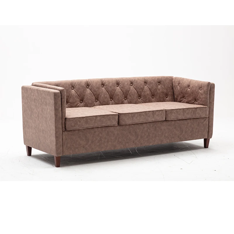 
Luxury Velvet Tufted Chesterfield Living Room Sofa Set With Competitive Price 