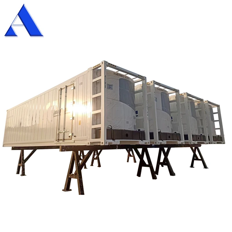 2 Room Dual Temperature 40ft Land Transportation Reefer Container