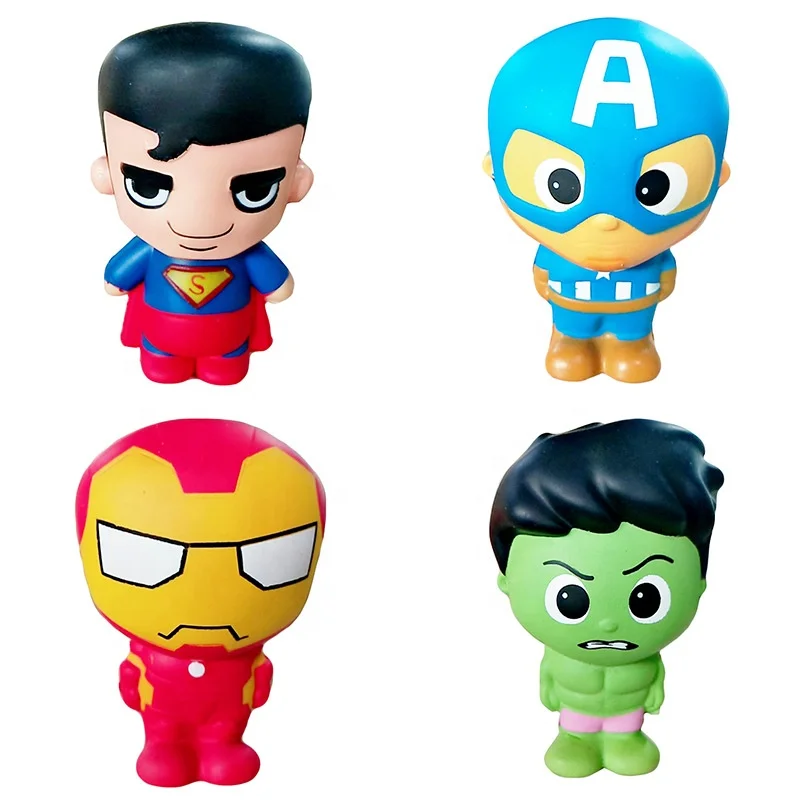 
 Сжимаемые Супергерои ароматизированные медленно восстанавливающие форму мягкие сжимаемые игрушки милые детские игрушки для снятия стресса  