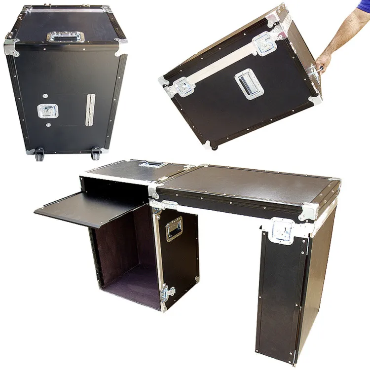 RACK - CONVERTIBLE DESK ATA CASE - 16 SP RACK WPULLOUT SHELF