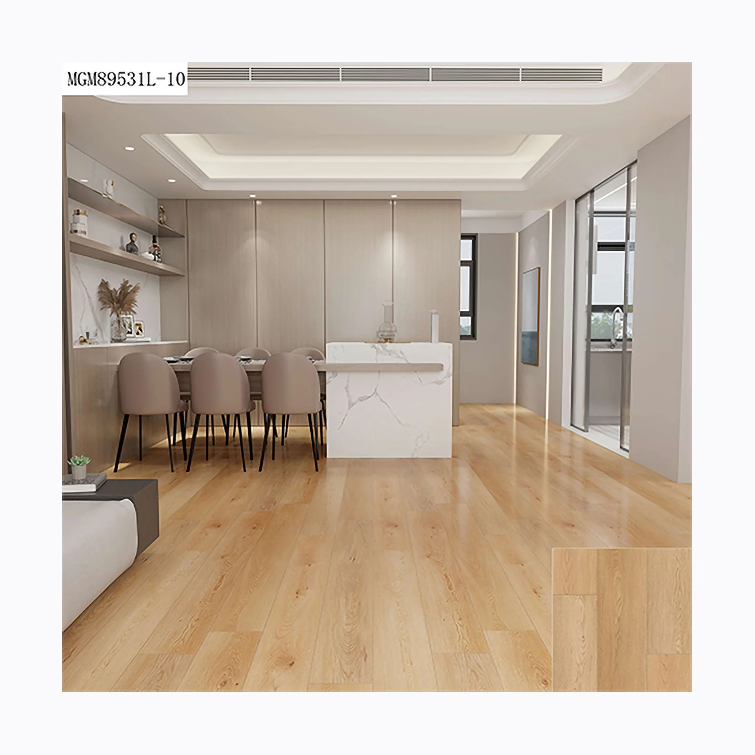 Free Sample Luxury High Gloss Vinyl Stone Tile Flooring PVC LVT Vinyl Plank Tile